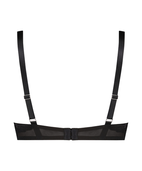 Sujetador maximizador con aros y relleno Donna Sparkle, Negro