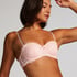 Sujetador con aros sin tirantes y con relleno Kimberley, Rosa