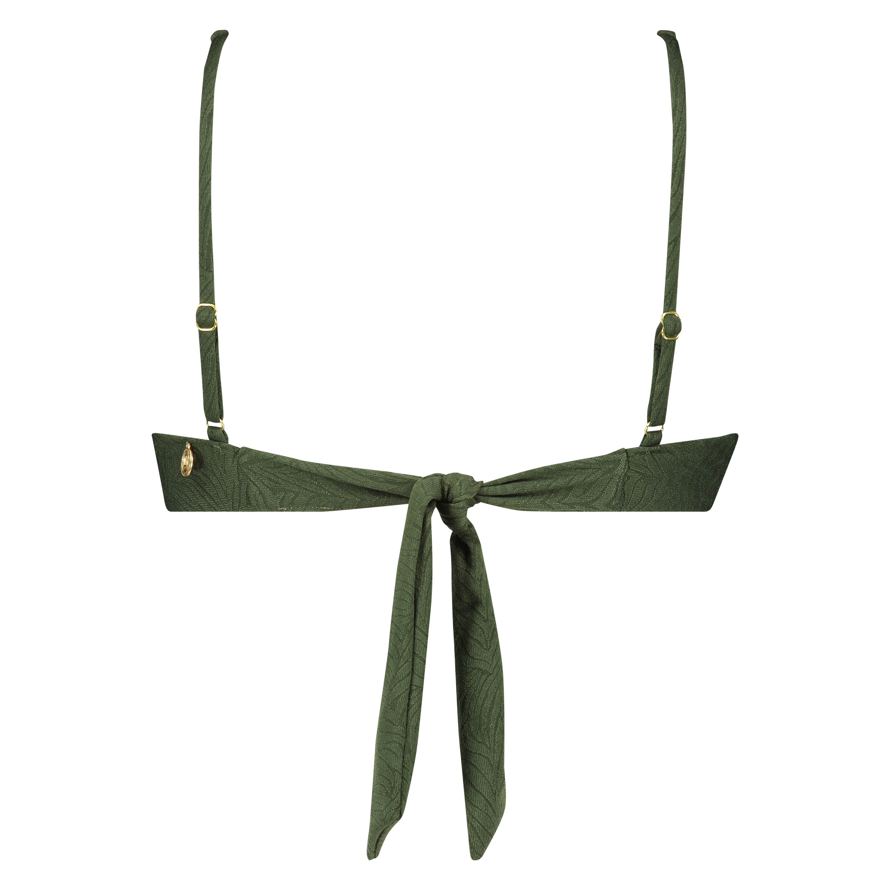 Top de bikini de aros no preformado Bayside Doutzen, Verde, main