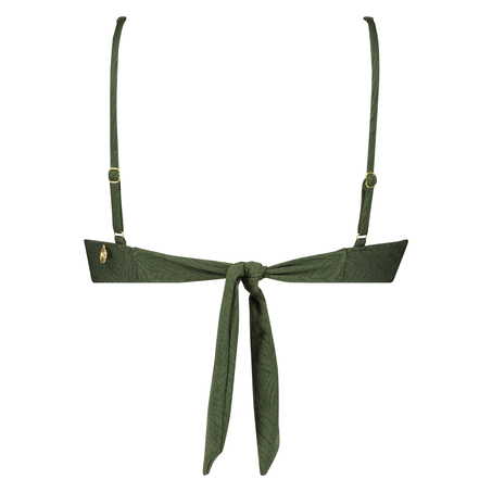 Top de bikini de aros no preformado Bayside Doutzen, Verde
