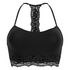 Bralette sin costuras Marine, Negro