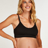 ﻿Sujetador bralette de lactancia Nettie, Negro