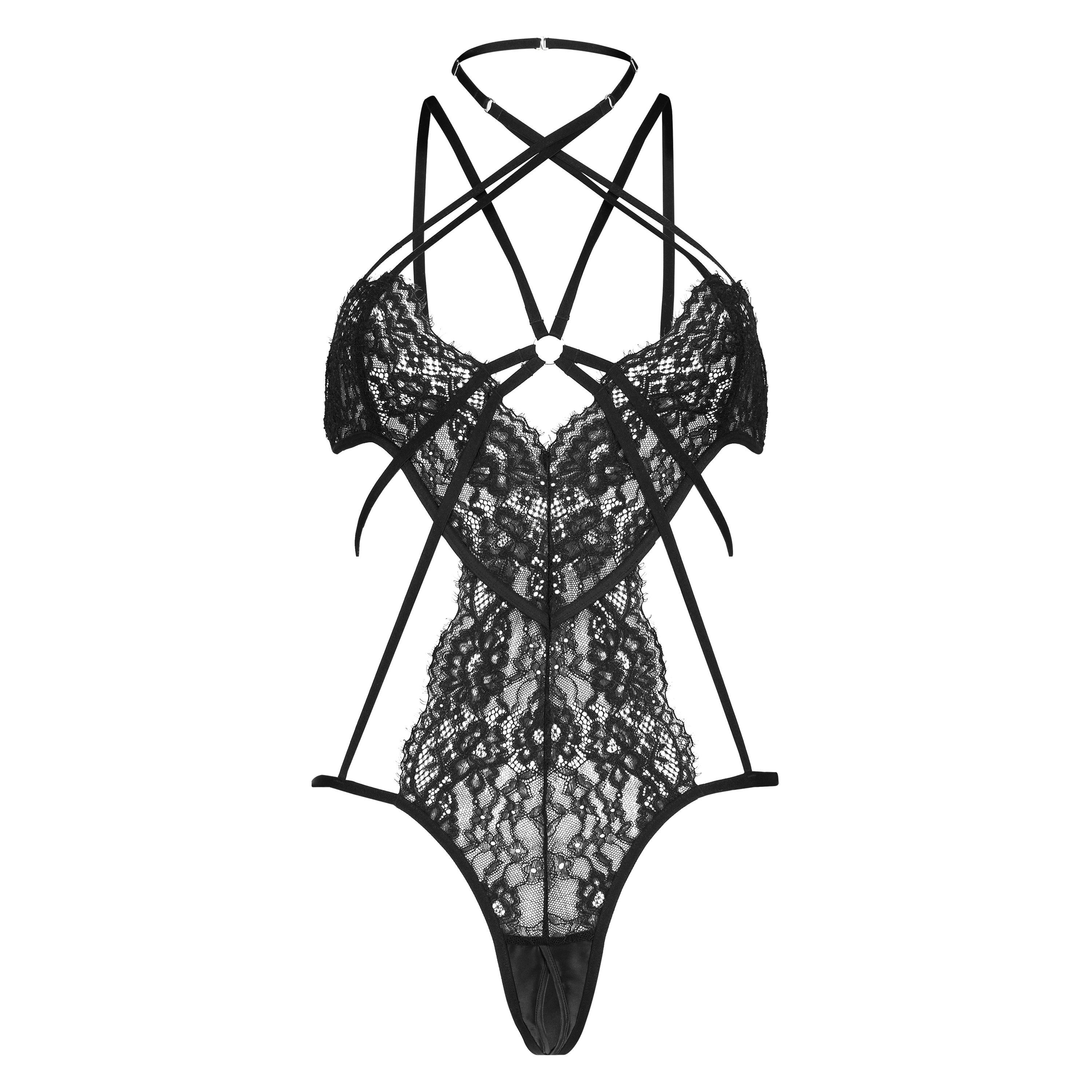 Bodi con entrepierna abierta Stormy, Negro, main