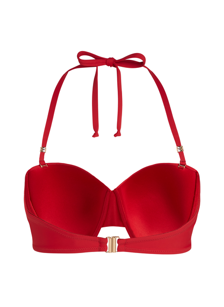 Top de bikini Luna, Rojo