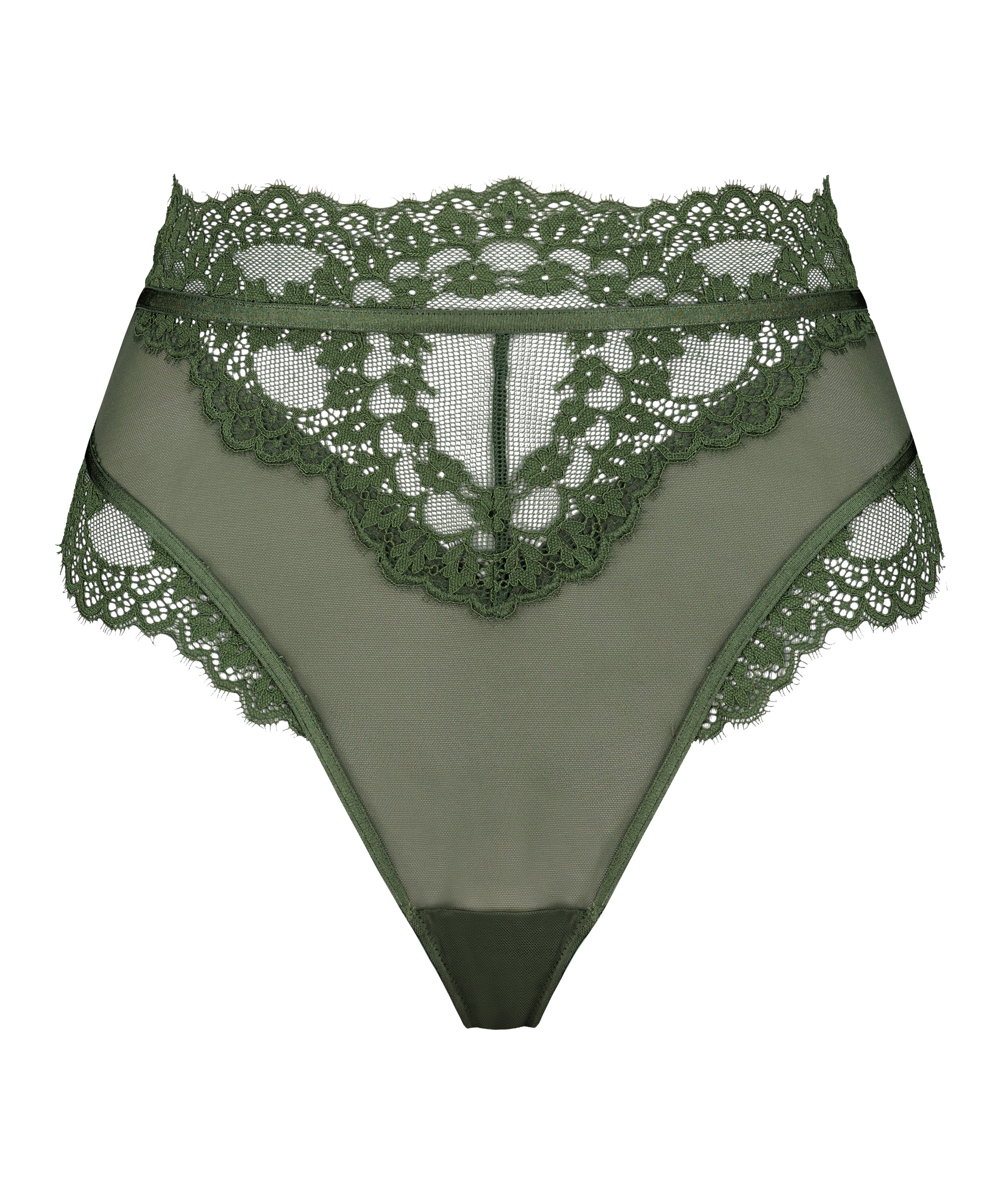 Tanga alto Marie, Verde, main