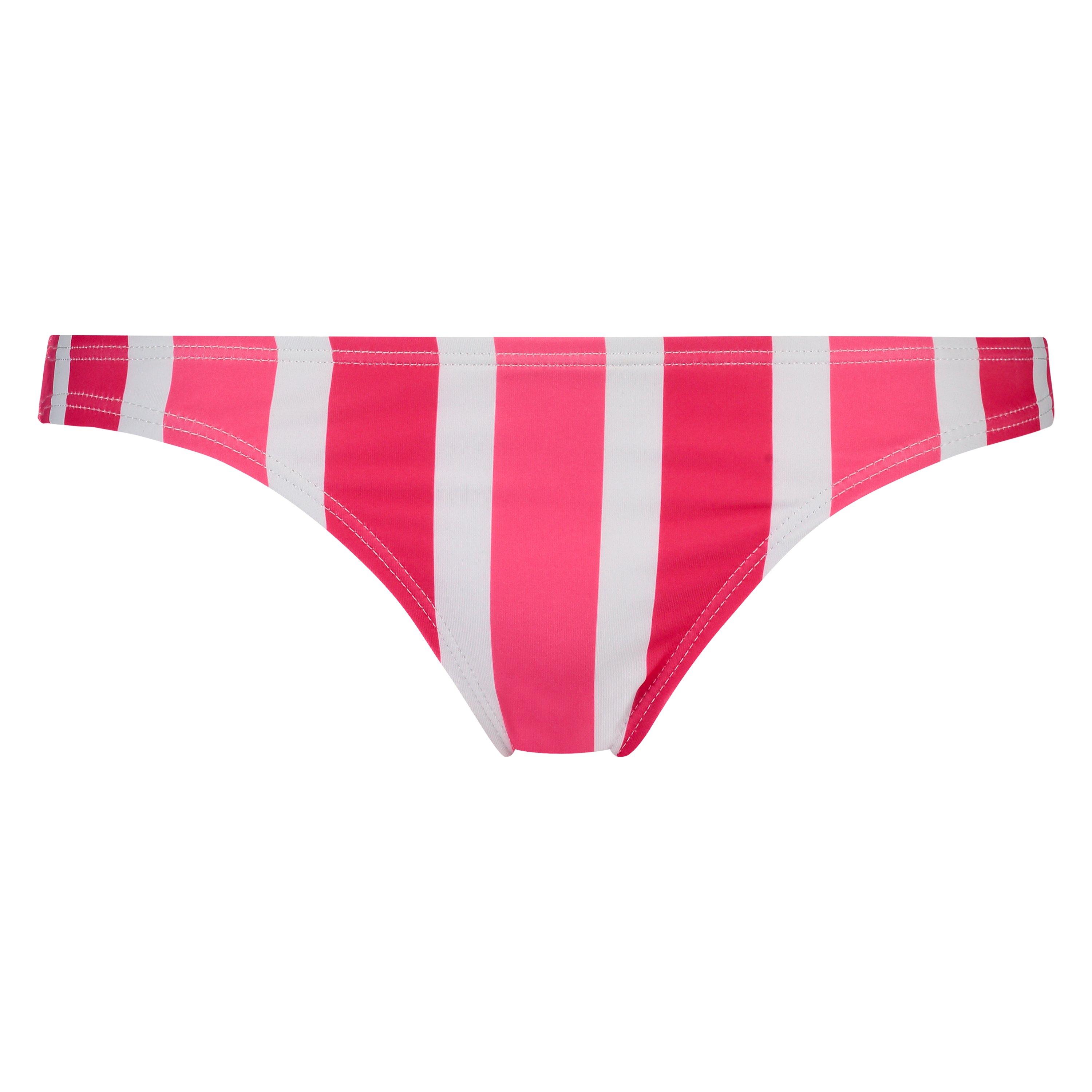 Atrevida braguita de bikini de corte bajo Candy Stripes, Rosa, main