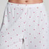 Pantal&oacute;n de pijama Pointelle, Blanco