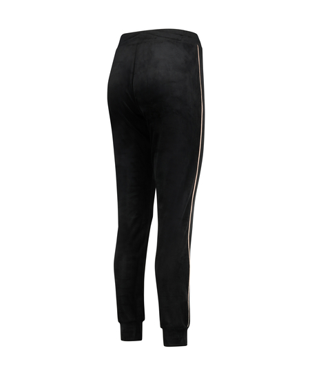 Pantalón de jogging de terciopelo, Negro