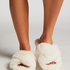 Zapatillas Fake Fur, Blanco