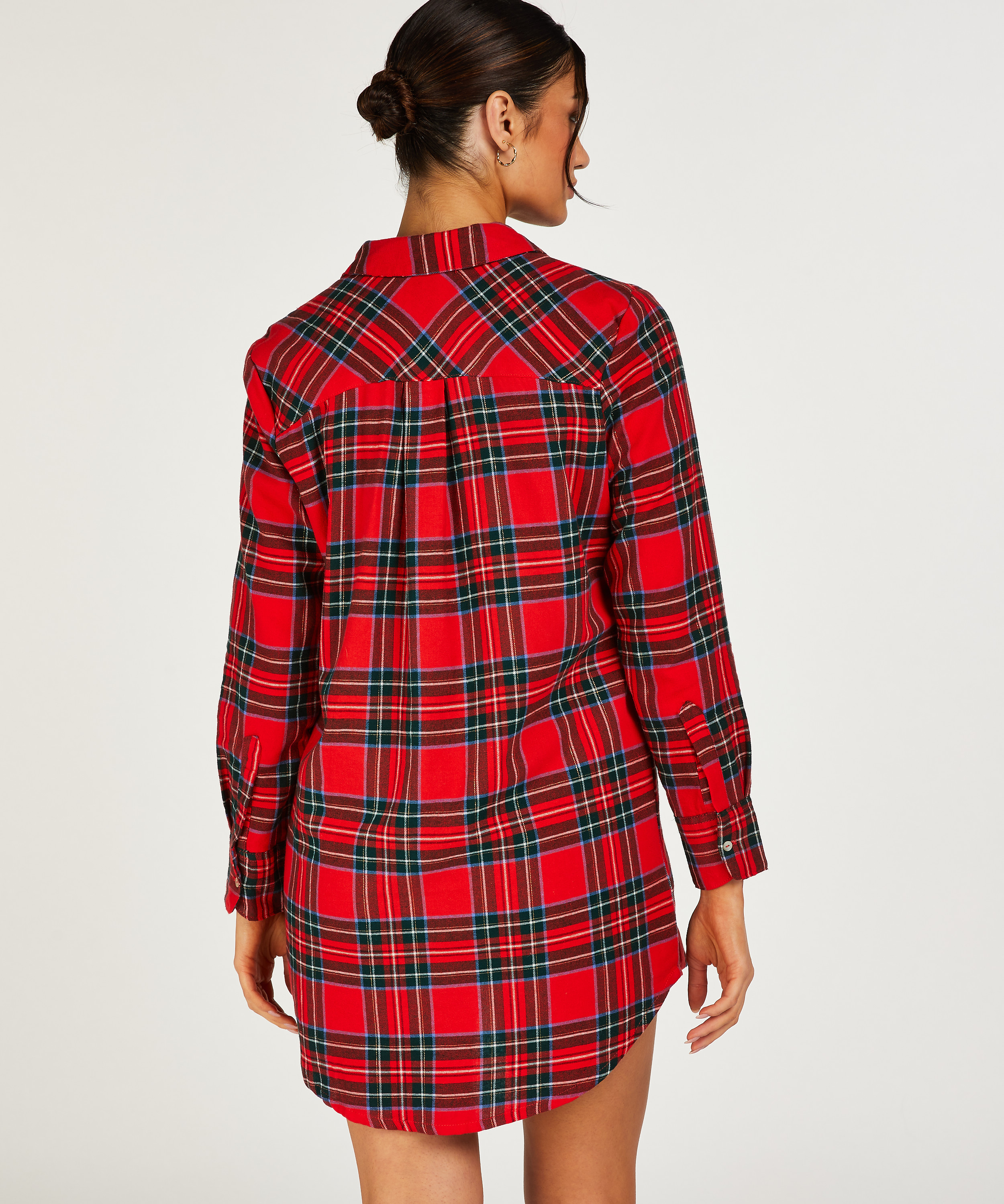 Camisón de estilo masculino Jersey, Rojo, main