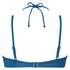 Top de bikini de aros preformado Sunset Dream, Azul