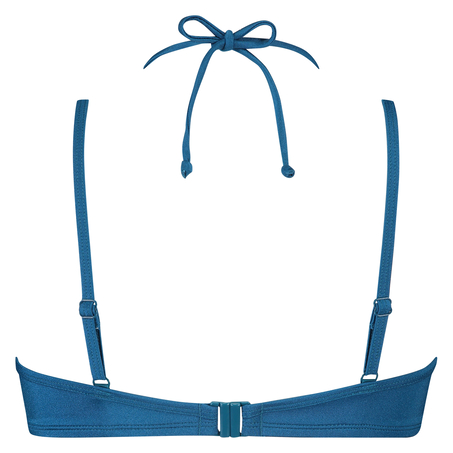 Top de bikini de aros preformado Sunset Dream, Azul