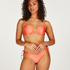 Top de bikini acolchado con aros Sunrise, Naranja