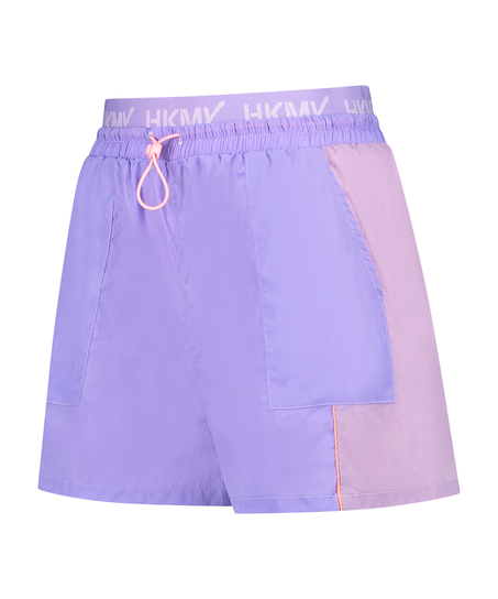 HKMX Shorts deportivos, Morado