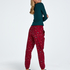 Pantalón de pijama Twill, Rojo