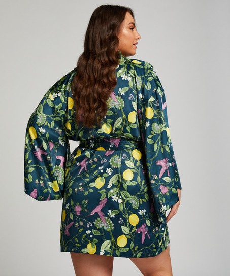 Kimono Satin, Azul