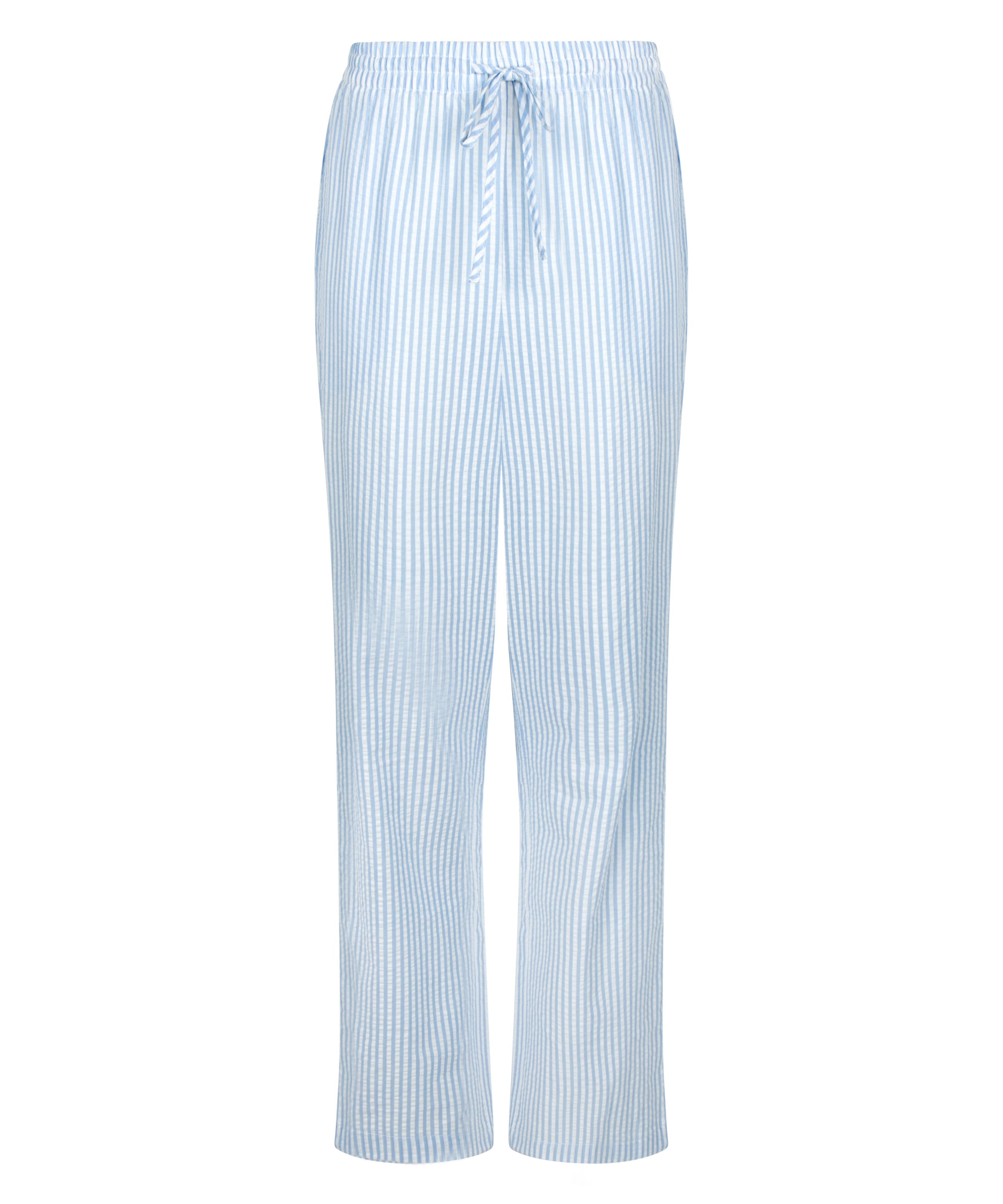 Pantalón de pijama de algodón, Azul, main