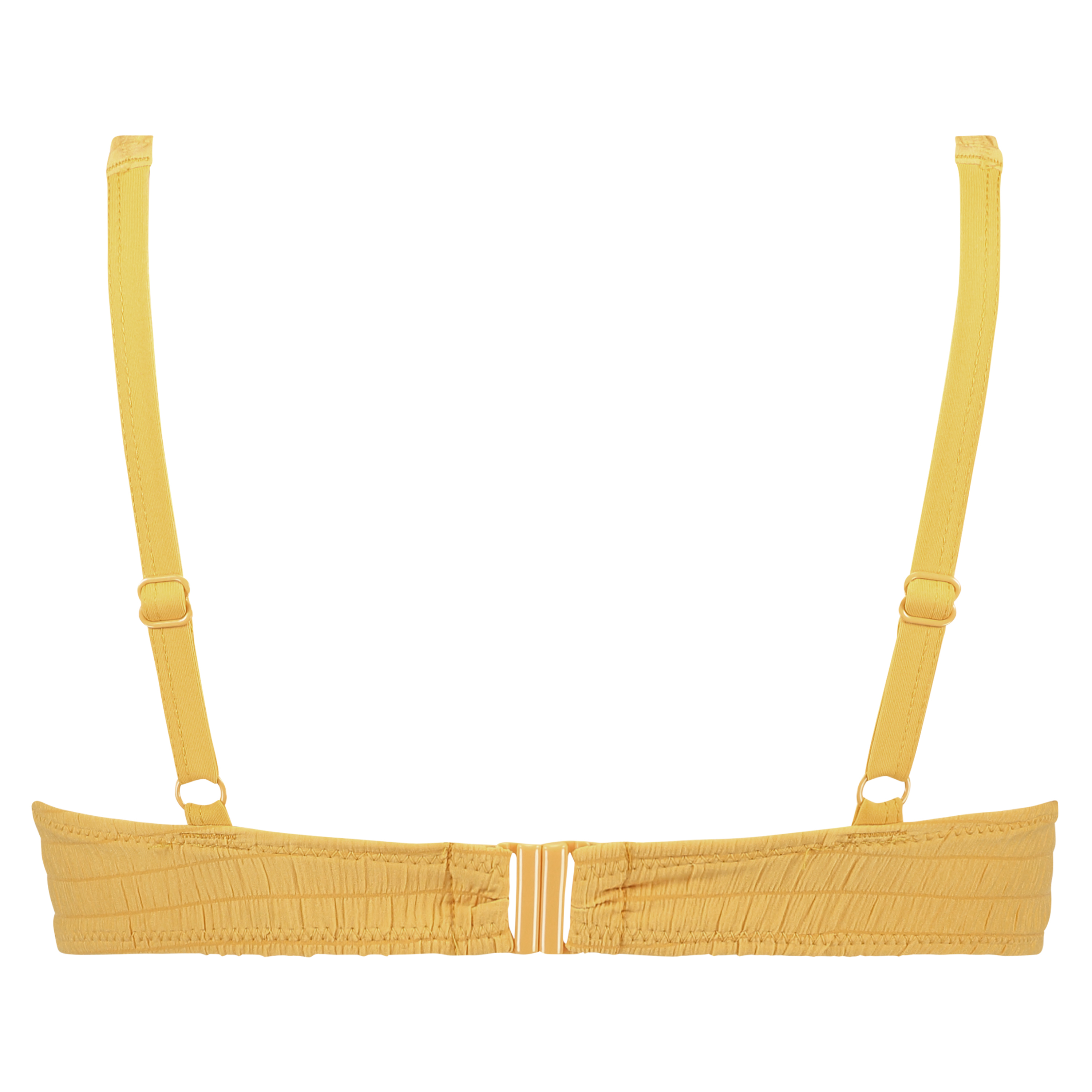 Top de bikini corto Goldenrod, Amarillo, main