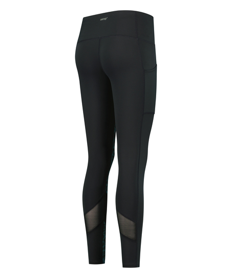 HKMX Mallas de cintura alta Oh My Squat, Azul