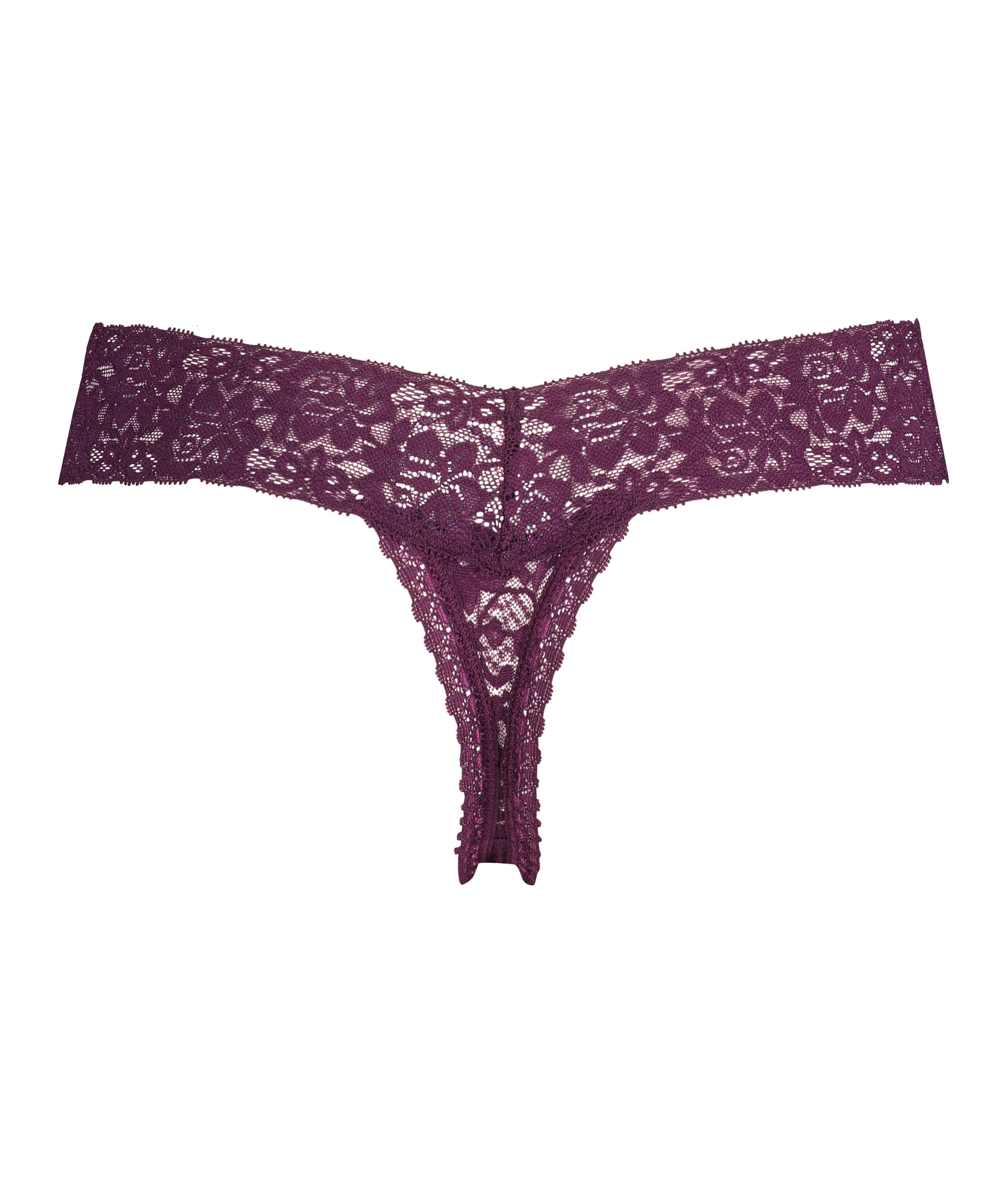 Tanga de corte ultra bajo en forma de V, Morado, main