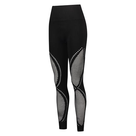 Mallas deportivas de corte alto de HKMX, Negro