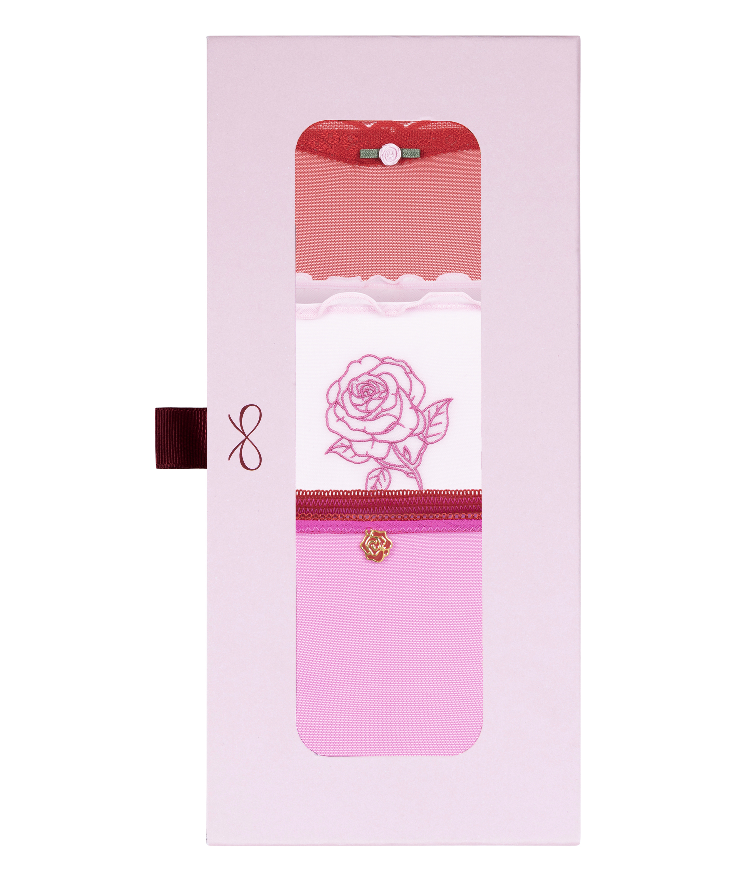 Set de regalo tanga San Valent&iacute;n, Rosa, main