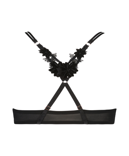 Sujetador push-up de aros preformado Kelsey Lucy Hale, Negro