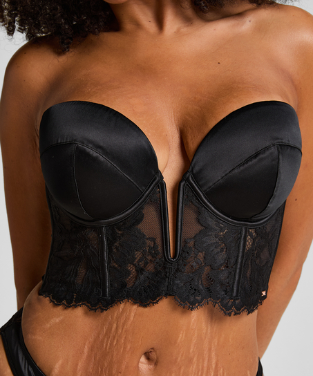 Mini corpiño Grace, Negro
