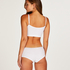 Strappy top sin costuras, Blanco