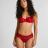 Tanga de estilo bóxer Florence, Rojo