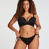 Braguita de bikini Scallop, Negro