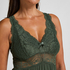 Vestido lencero Nora Lace, Verde