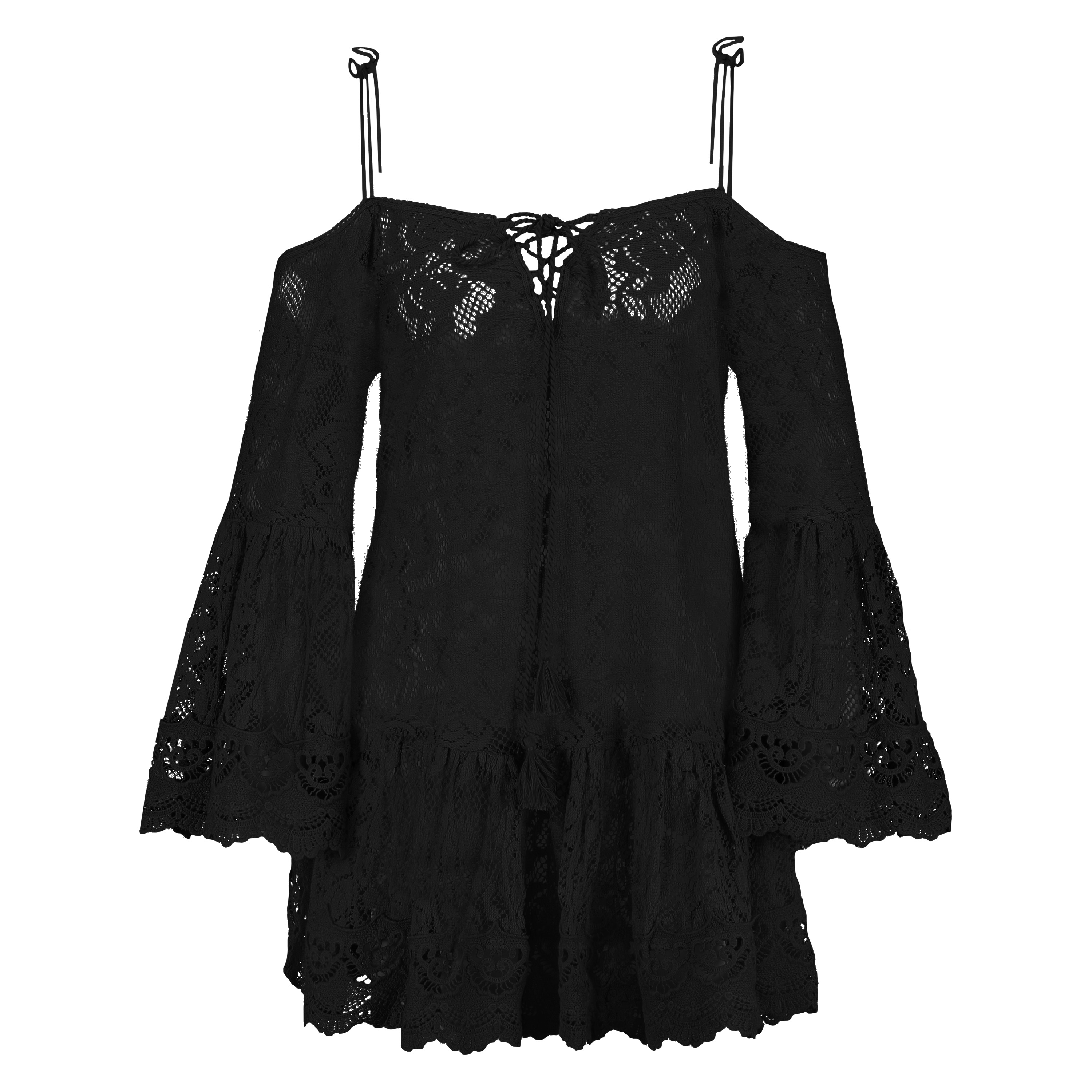 T&uacute;nica Lace, Negro, main