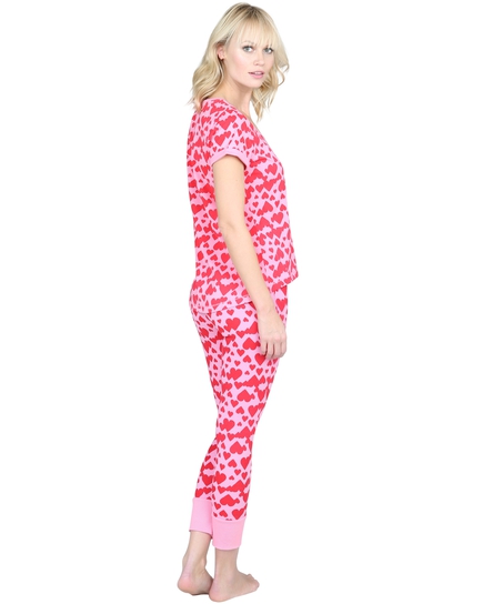 Leggings Femke dot, Rosa