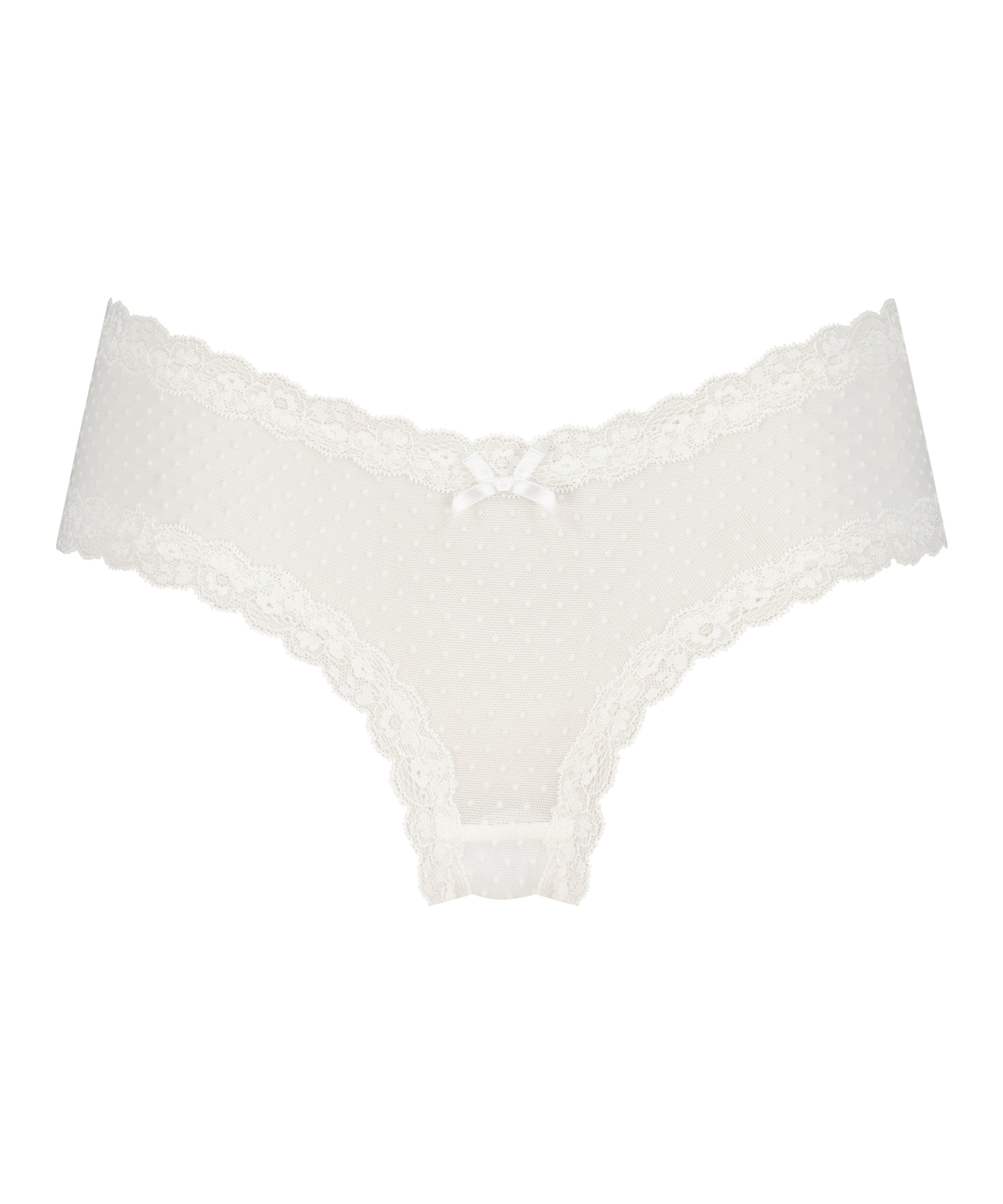 Brasile&ntilde;a en forma de V burn-out mesh, Blanco, main