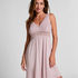 Vestido lencero Nora Lace, Rosa
