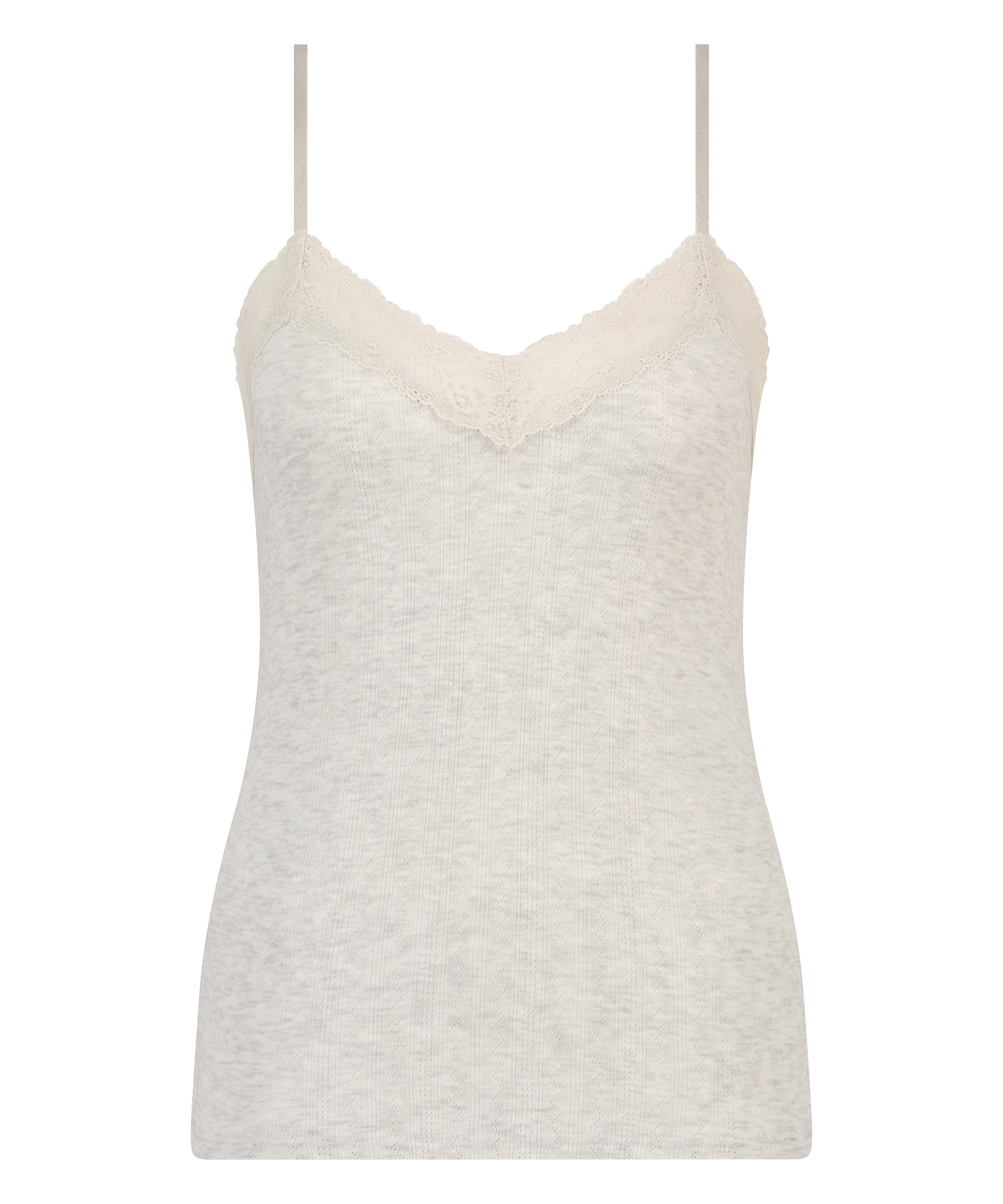 Top de camiseta lace, Beige, main