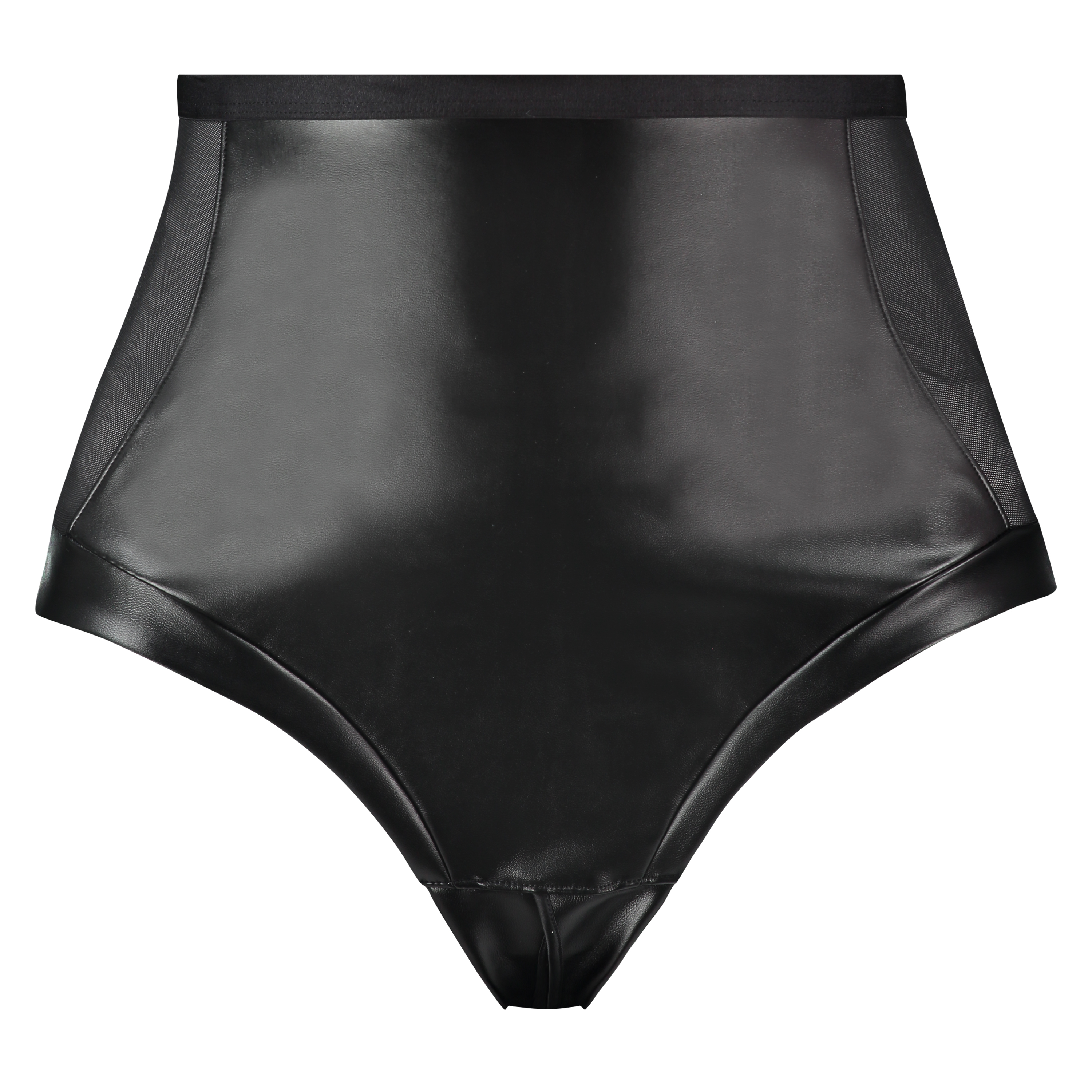 Tanga de corte alto Manu, Negro, main