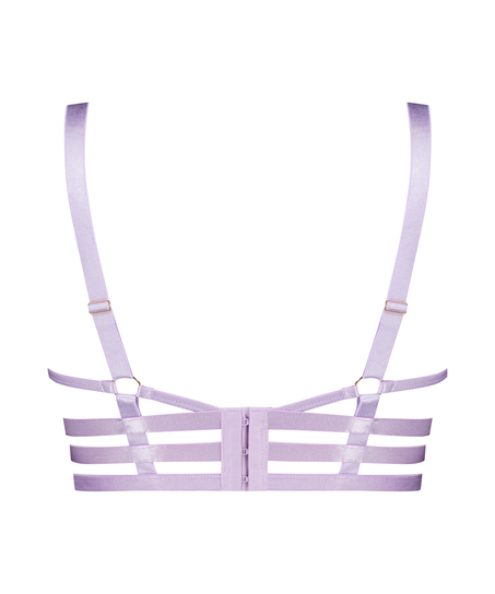 Sujetador longline de aros no preformado Tara, Morado