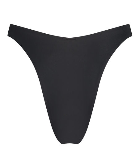 Braguita de Bikini de Corte Alto Luxe, Negro