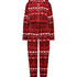 Mono de franela Fairisle, Rojo
