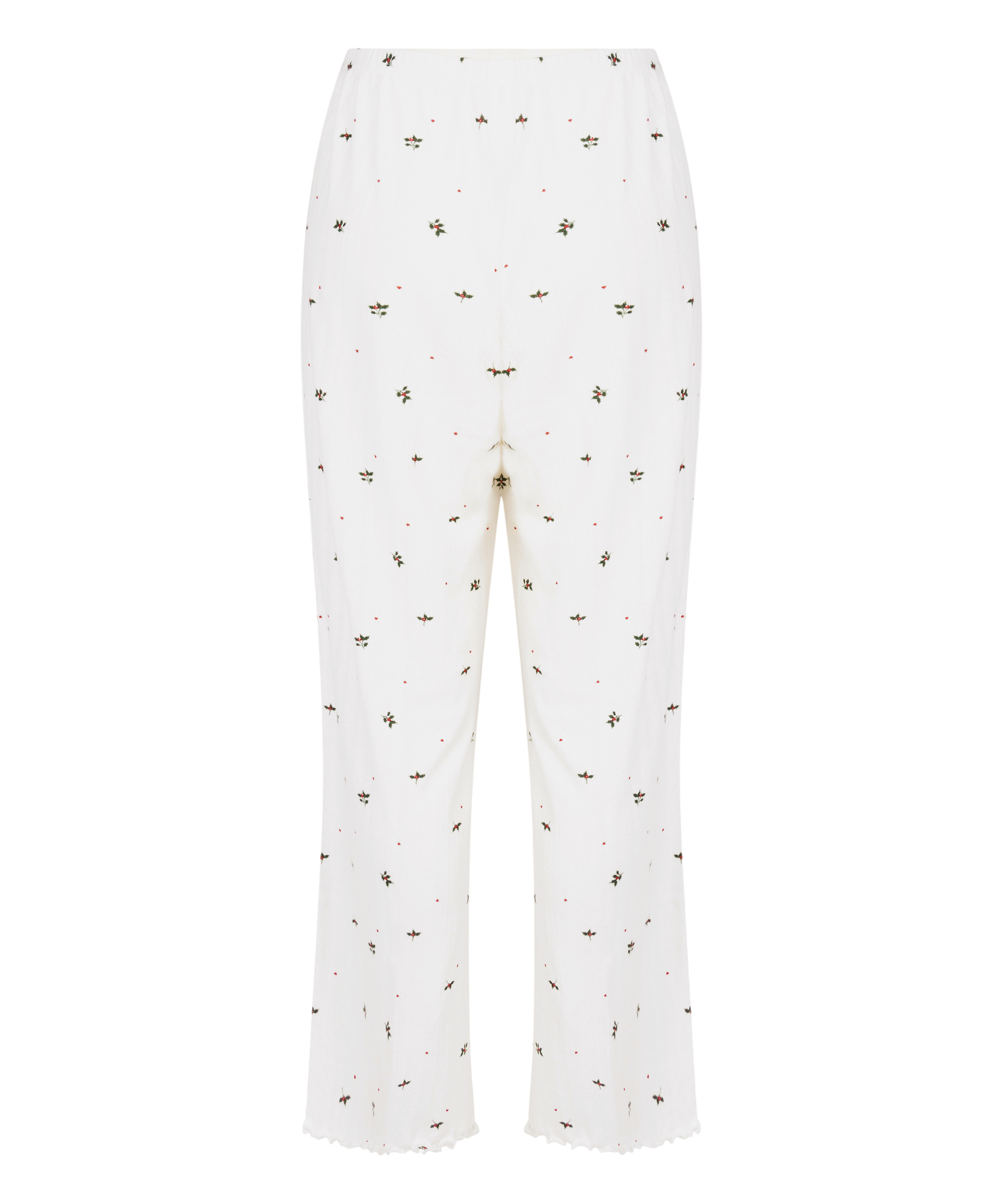 Pantal&oacute;n de pijama Pointelle, Blanco, main