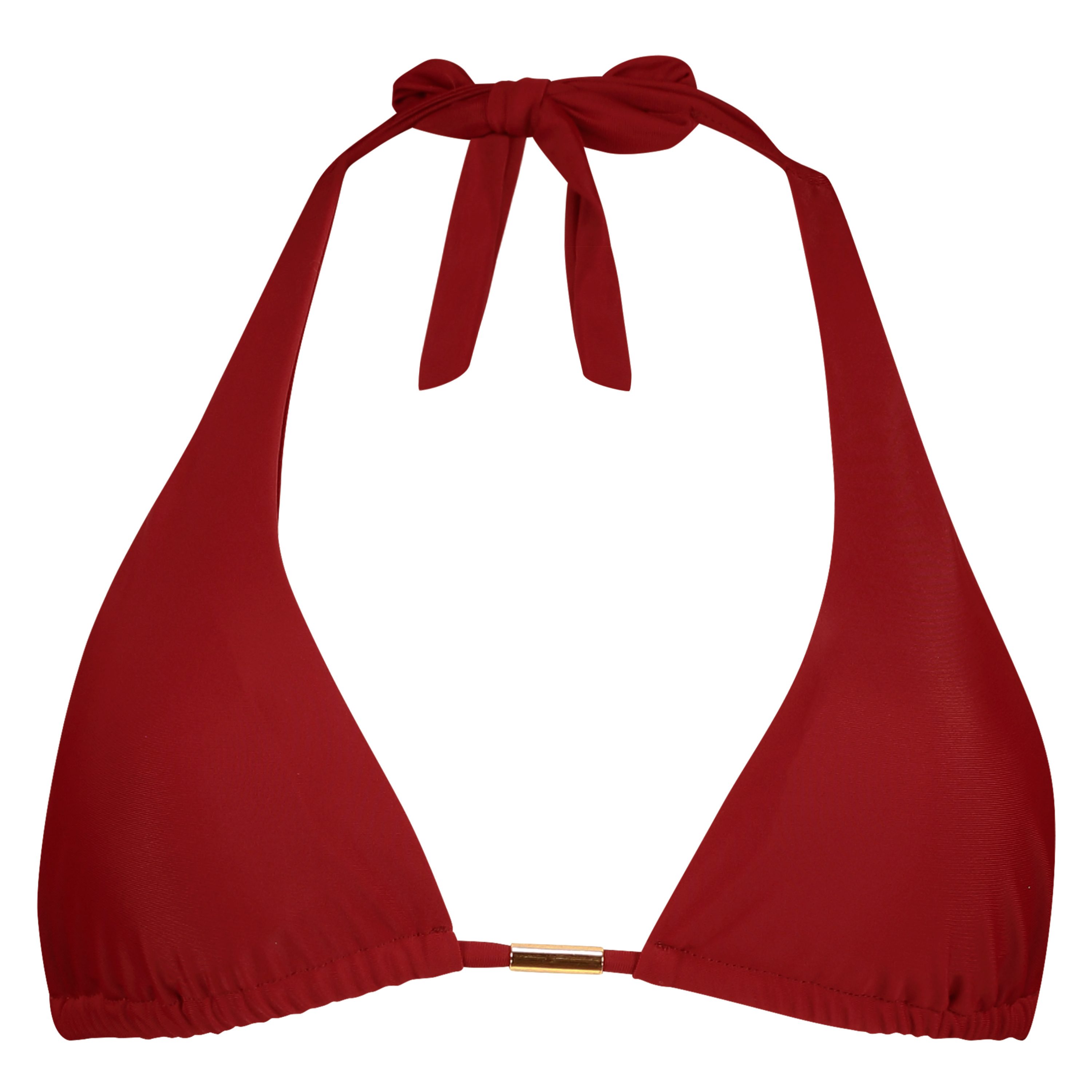 Top de bikini triangular Pagoda, Rojo, main