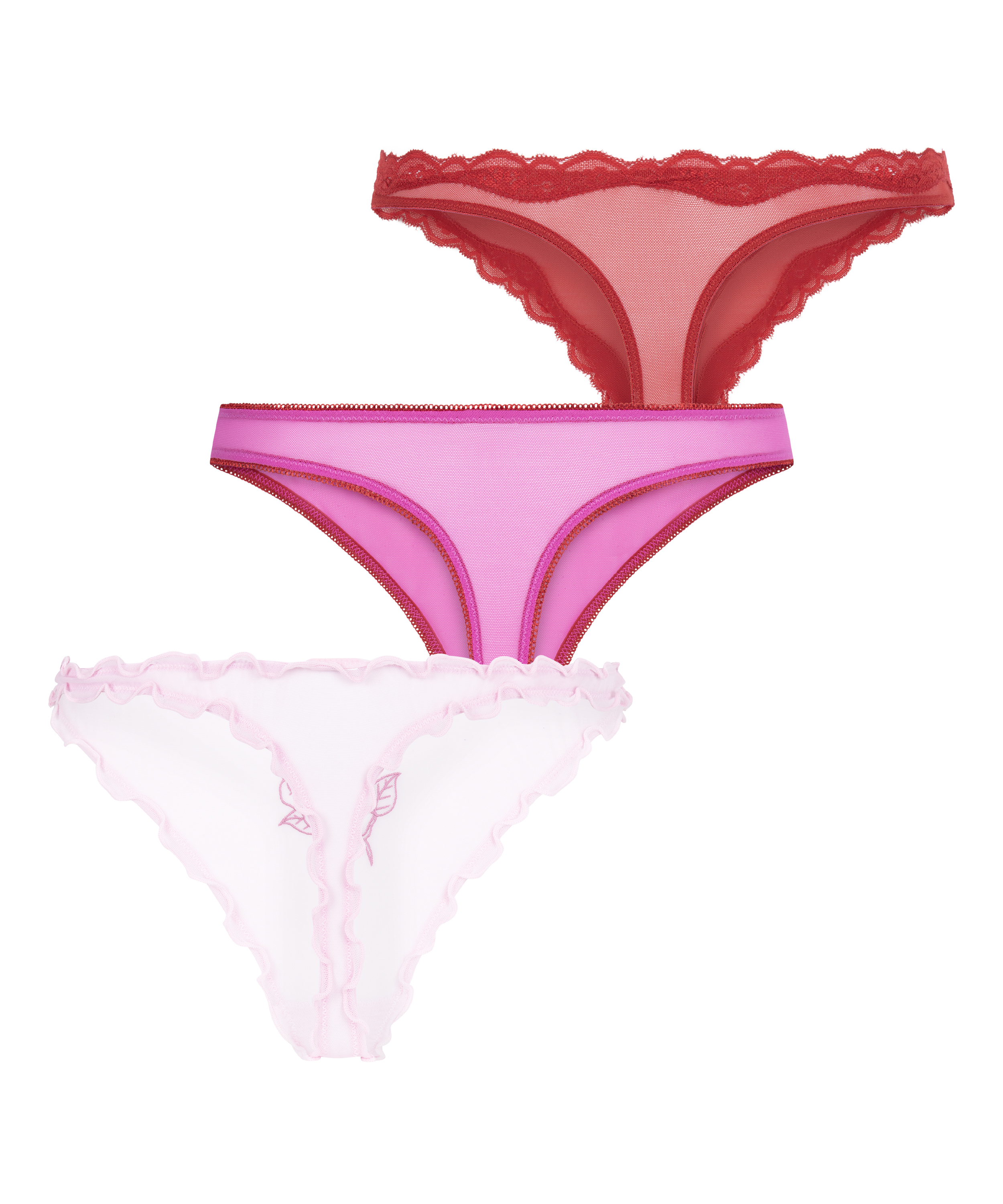 Set de regalo tanga San Valent&iacute;n, Rosa, main