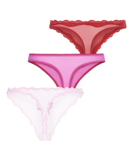 Set de regalo tanga San Valent&iacute;n, Rosa