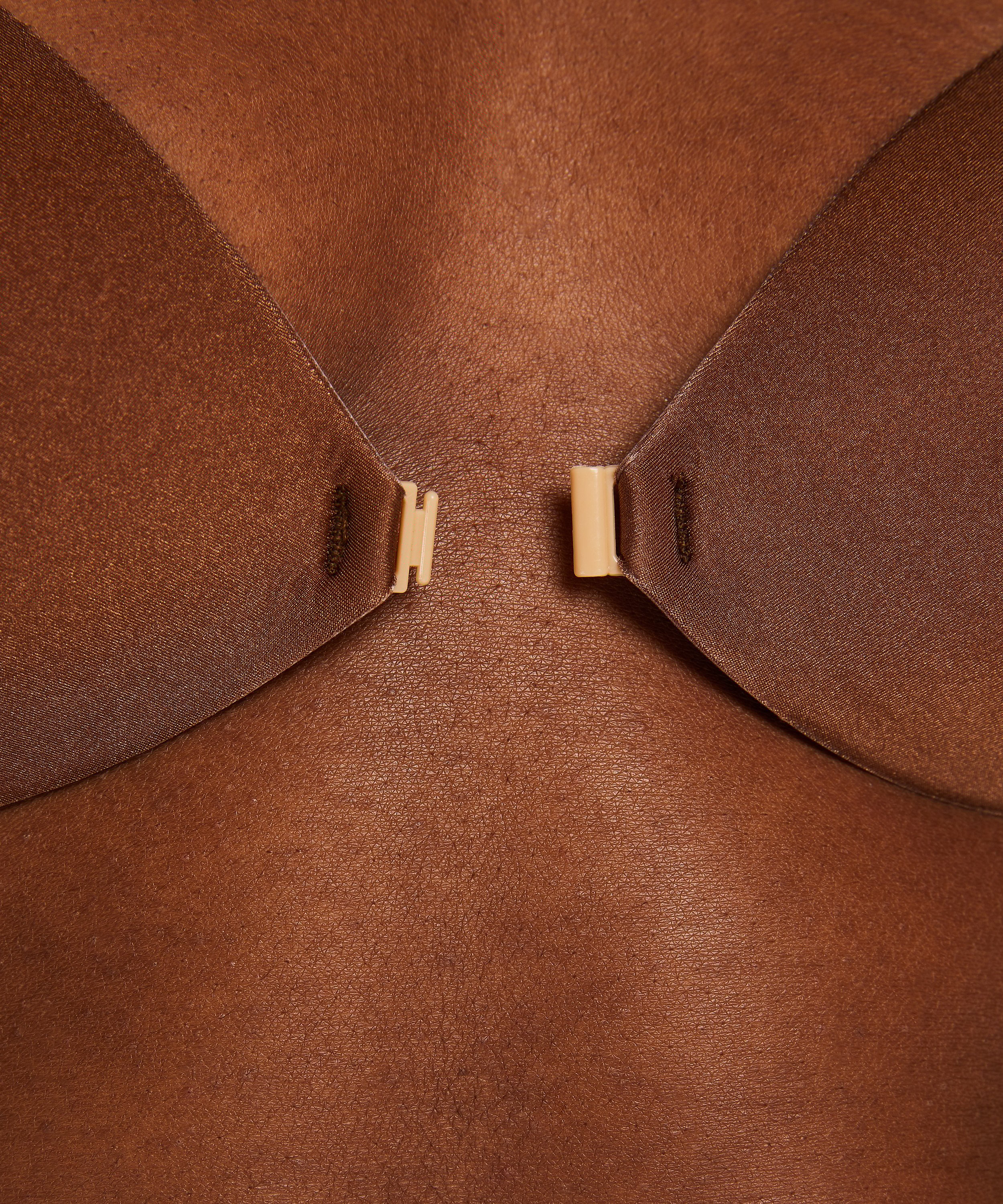 Sujetador adhesivo, Marrón, main