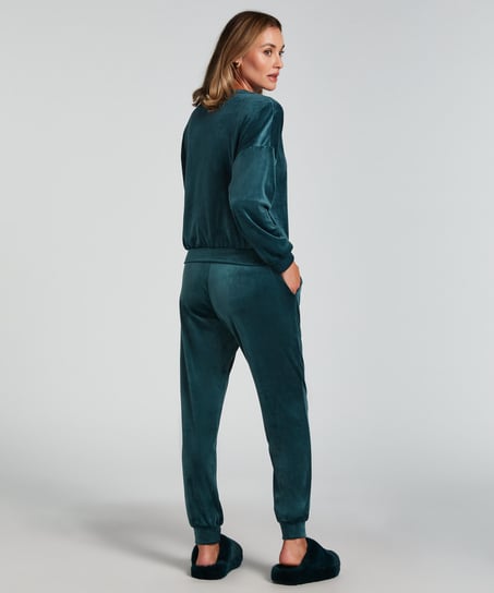 Top de terciopelo, Verde