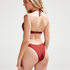 Top de bikini de aros push-up preformado Cali Doutzen Copas A-E, Rojo