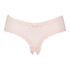 Brasile&ntilde;a en forma de V burn-out mesh, Rosa