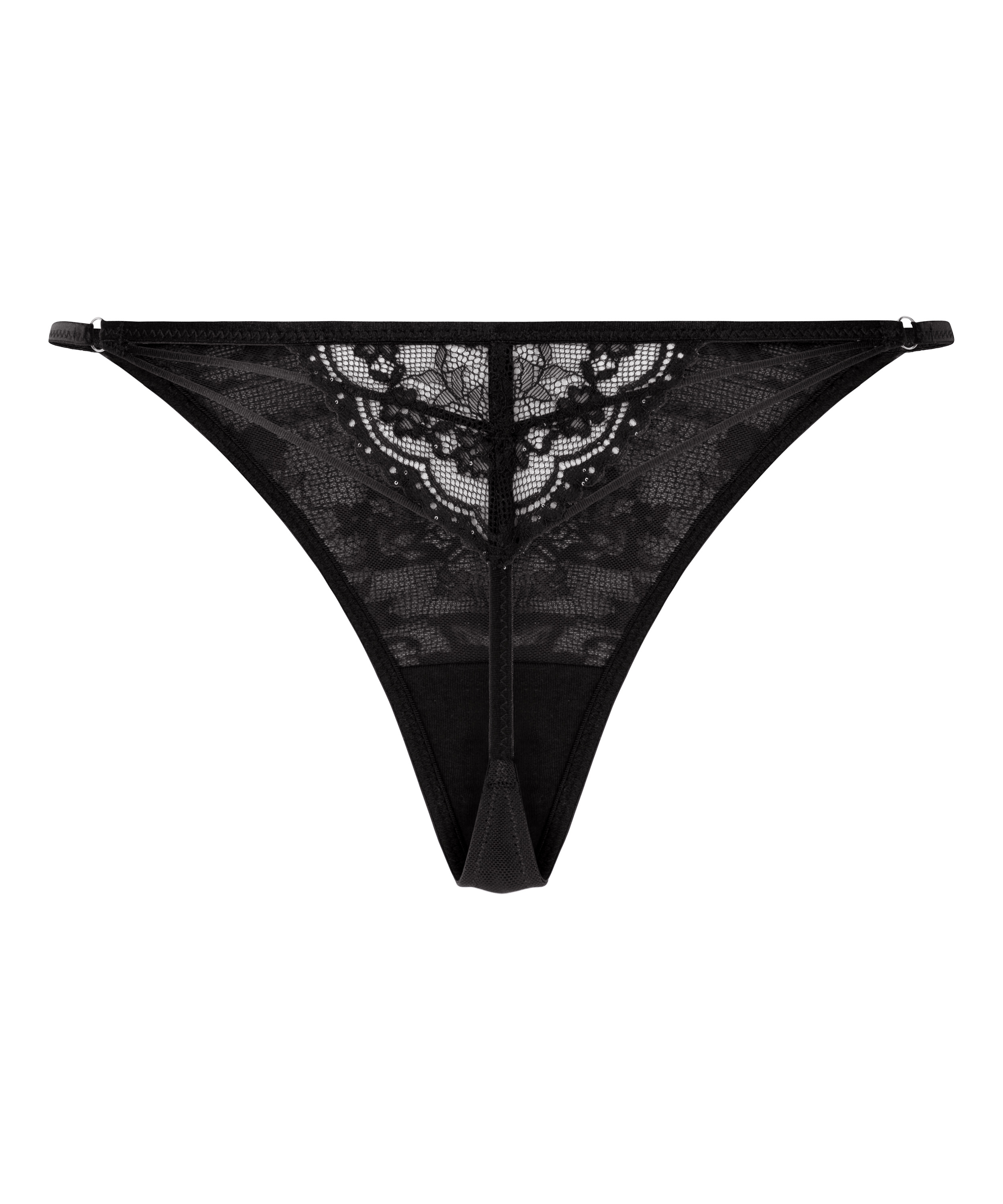 Tanga de pernera alta Sabrina, Negro, main